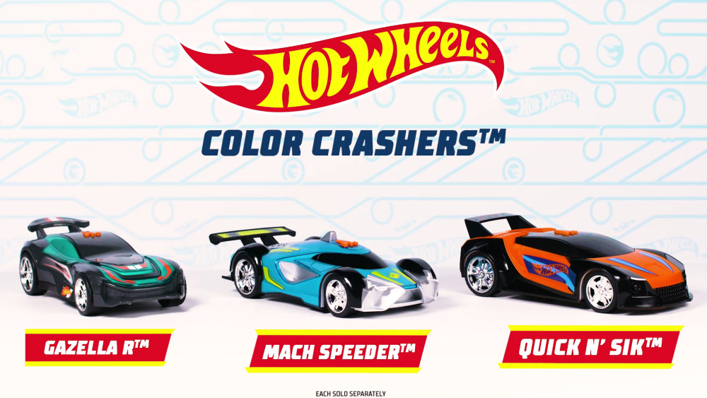 Hot Wheels Color Crashers Quick N Sik, Kids Toys for Ages 3 up ...