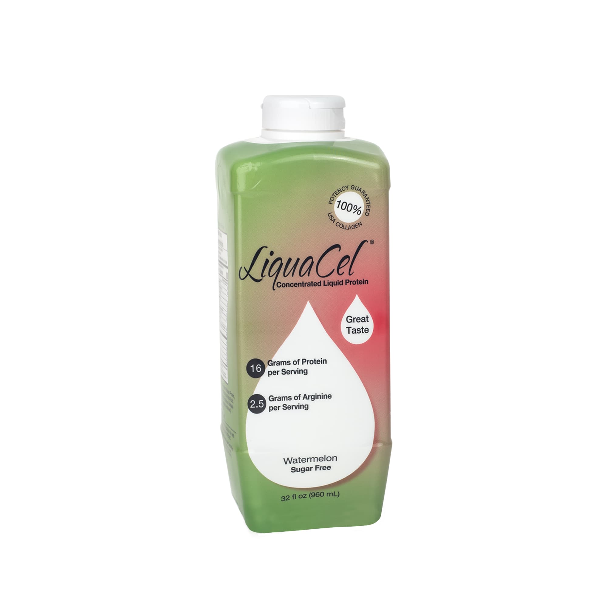 LiquaCel® Watermelon Concentrated Liquid Protein, 32-ounce bottle