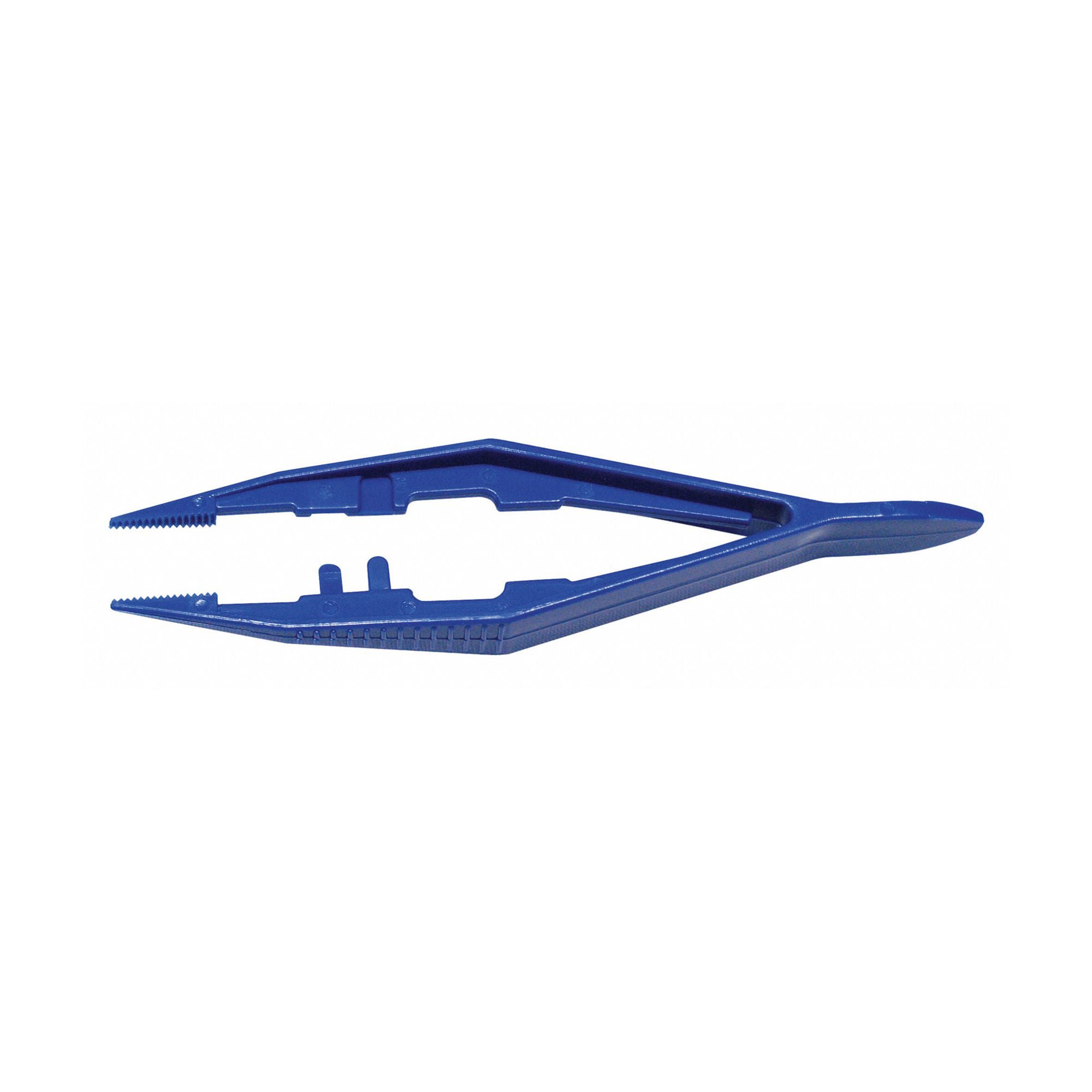Medique® Plastic Tweezers with Serrated Tips, 4.5 Inches Long