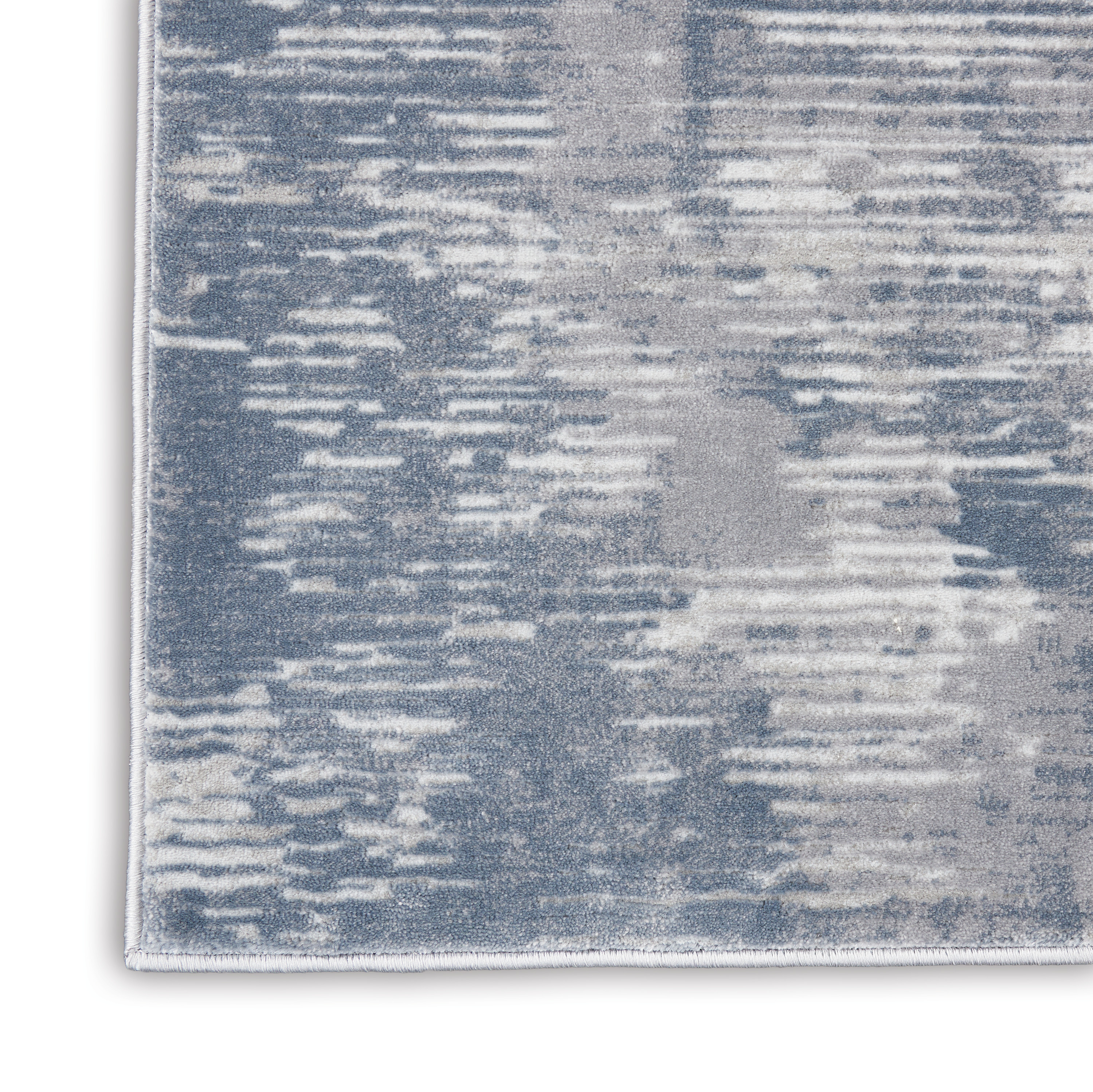 Nourison Rustic Textures 7'10" x 10'6" Grey Modern Indoor Rug