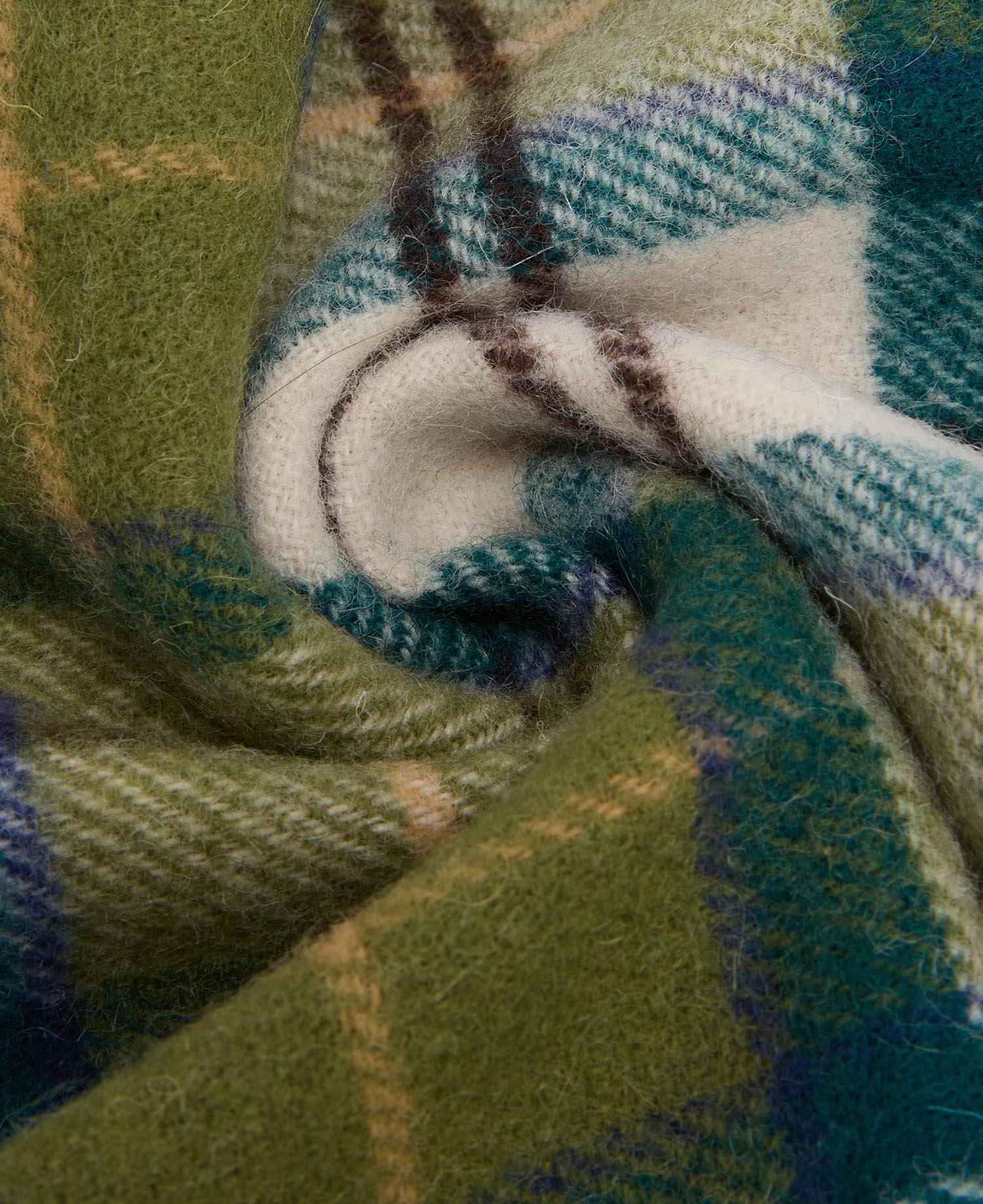 Sciarpa in lana d'agnello Tartan image number 4