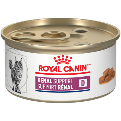 Royal Canin Veterinary Diet Feline Renal Support D Thin Slices in Gravy Canned Cat Food