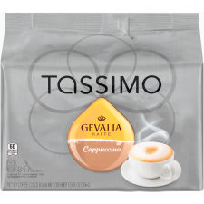 Gevalia Cappuccino Ground Coffee T-Disc for Tassimo Brewing System, 16 count