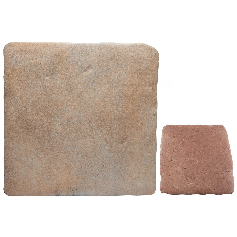 Benisa Marelle Teja with Cotto Taco 11-7/8 in. x 17-3/4 in. Porcelain Floor and Wall Tile
