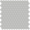 Studio Dove Gray 1″ Hexagon Mosaic Matte
