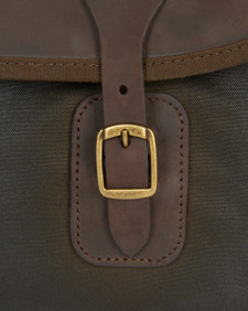 Waxed Leather Tarras Bag Olive