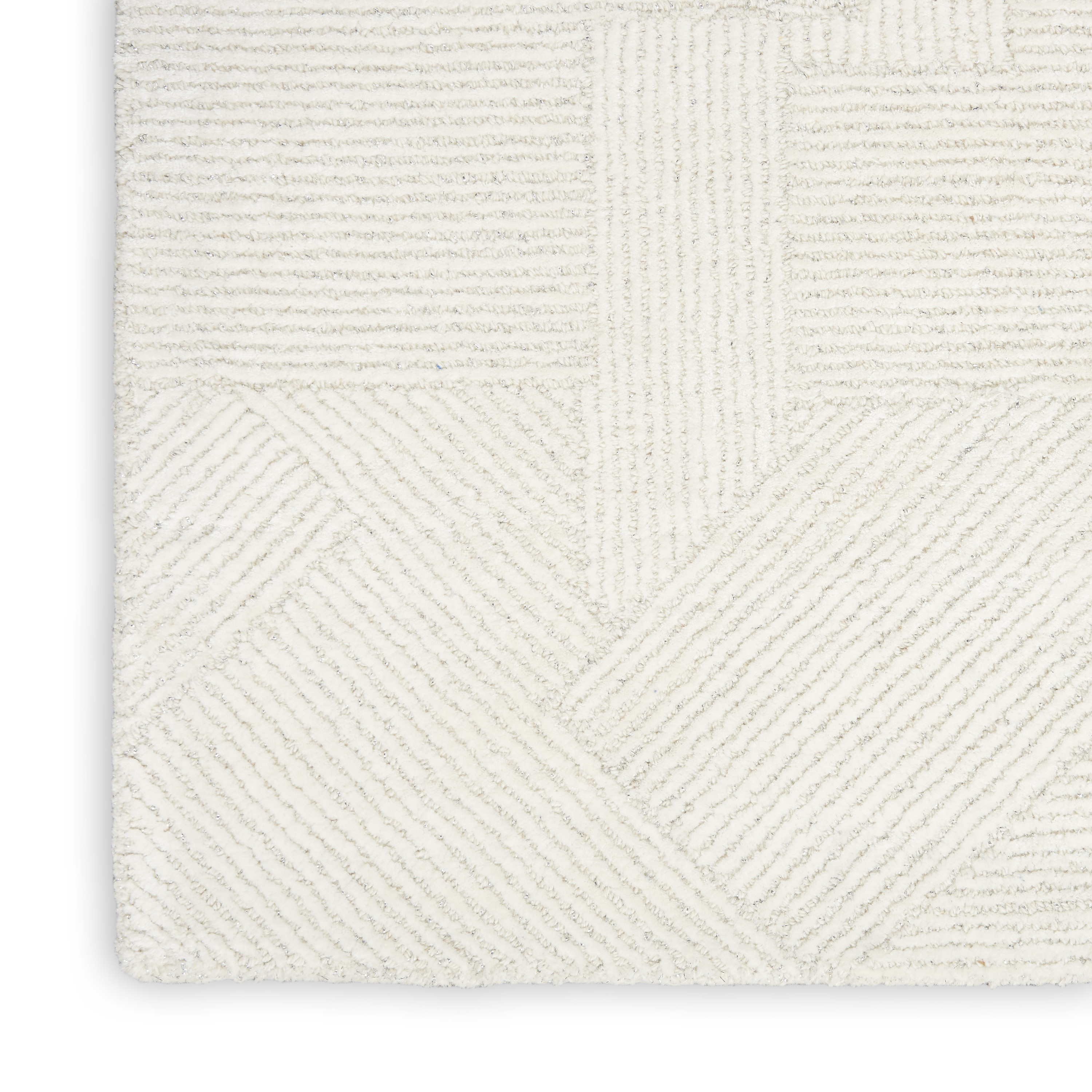 Michael Amini Ma30 Star 2'3" x 8' Ivory Modern Indoor Rug