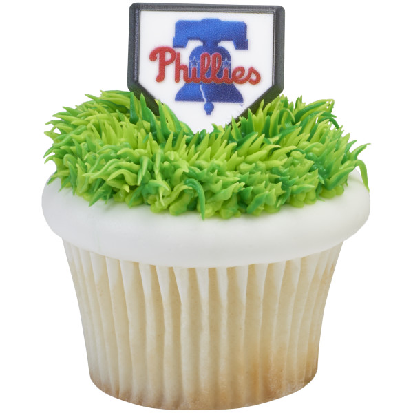 MLB® Home Plate Team Logo Cupcake Rings