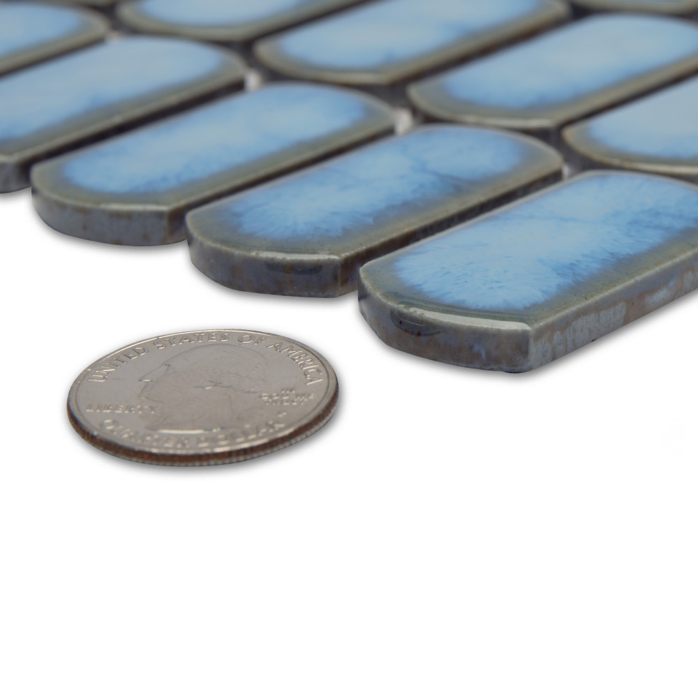 Hudson Capsule Marine 12-1/4 in. x 13-1/8 in. Porcelain Mosaic Tile
