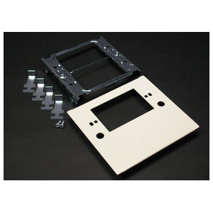 Snap-On One Gang Device Plate; 4000 Series, Ivory