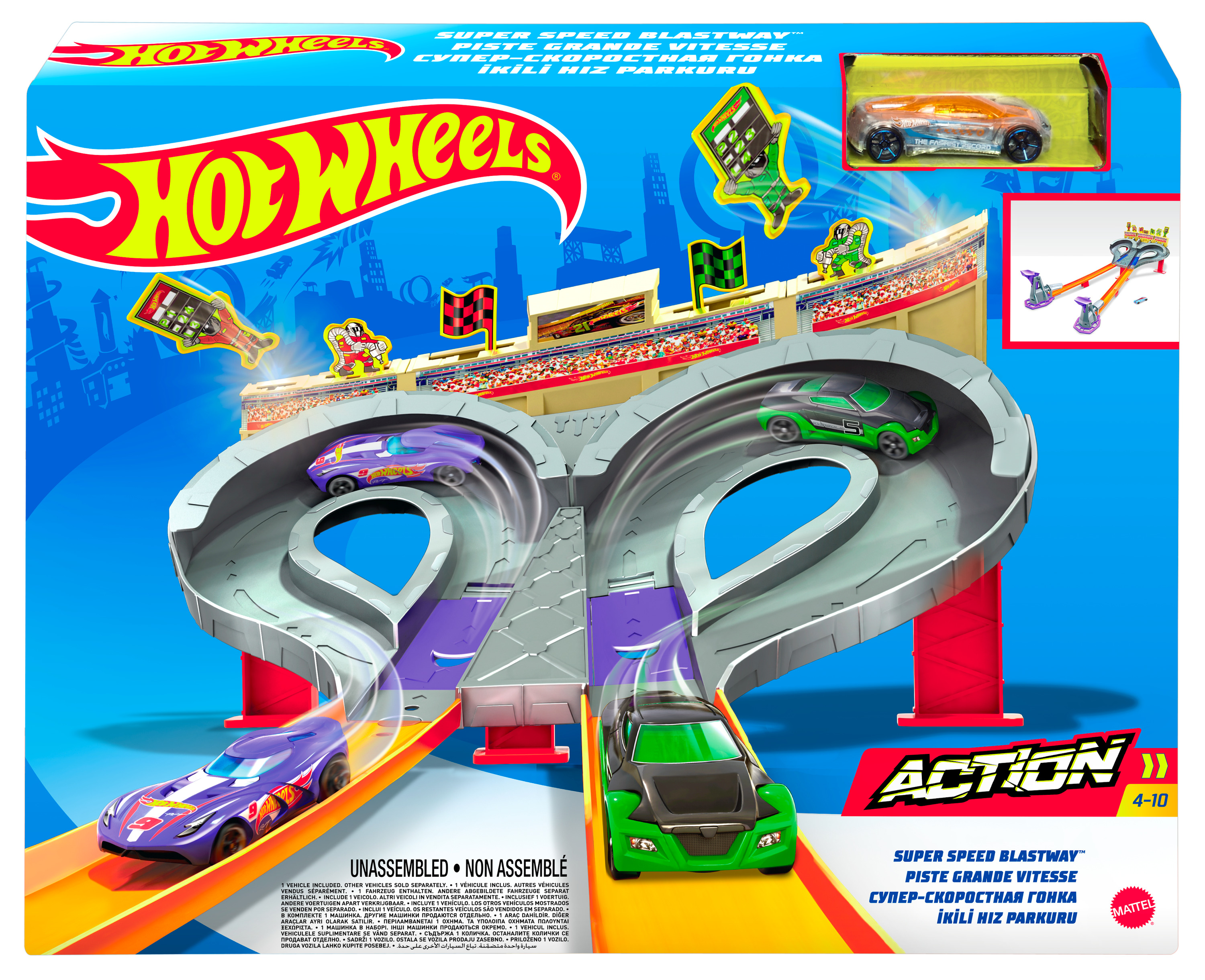 HOT WHEELS SUPER SPEED BLASTWAY Track Set