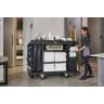 Rubbermaid Commercial, Side-Load Housekeeping Cart Bag, Black,