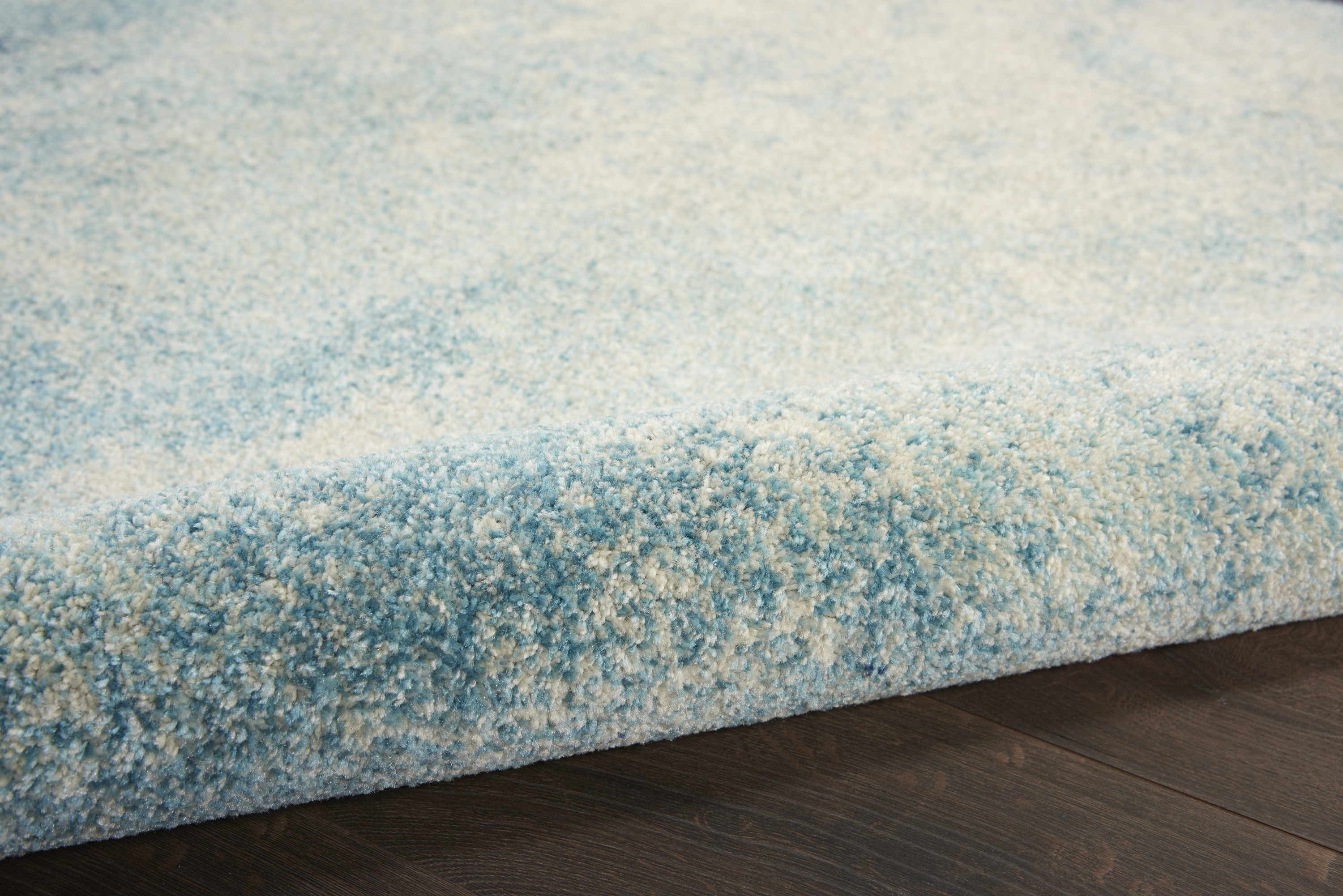 Nourison Passion 2'2" x 10' Navy Light Blue Modern Indoor Rug