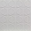 Shelter Island Satin White 5×5 Orbit Decorative Tile