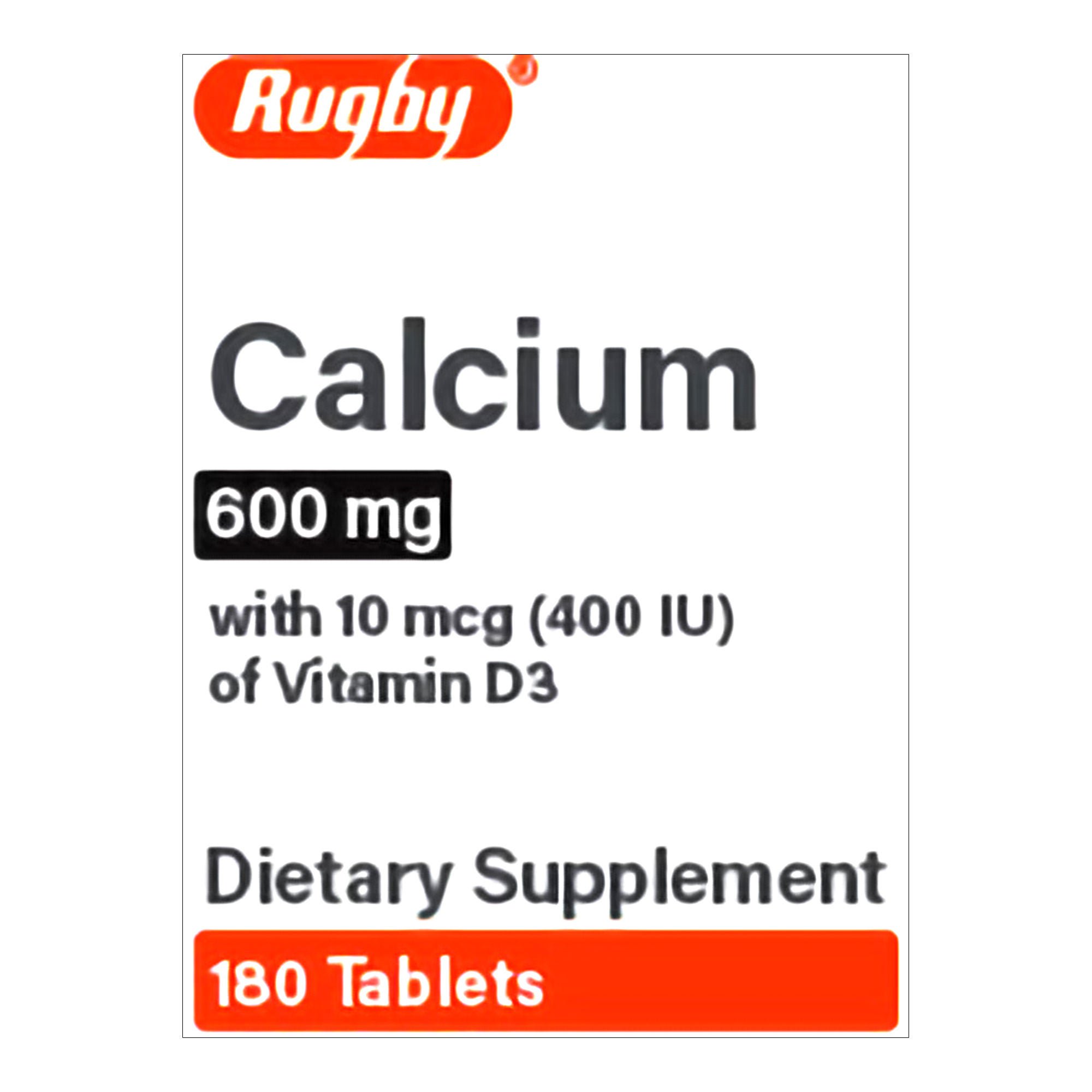Rugby® Calcium / Vitamin D-3 Tablet