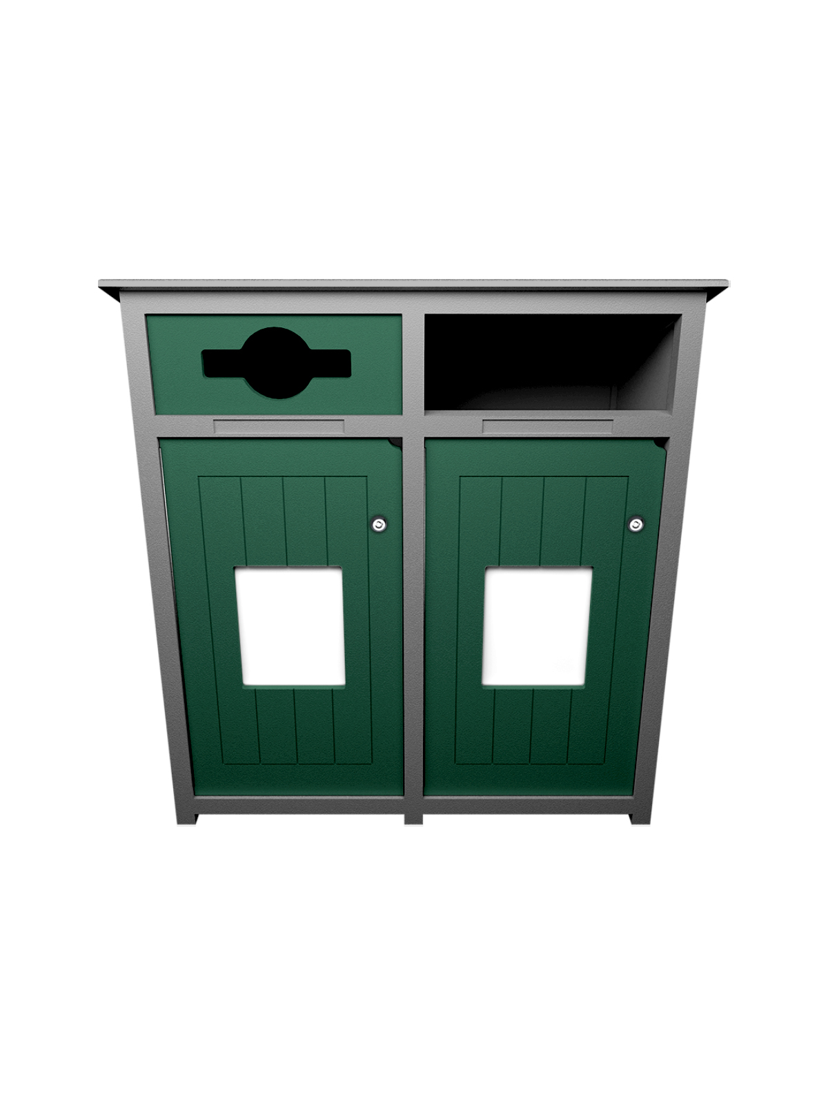 AURA – Double – Unit – Mixed-Full – Grey-Green