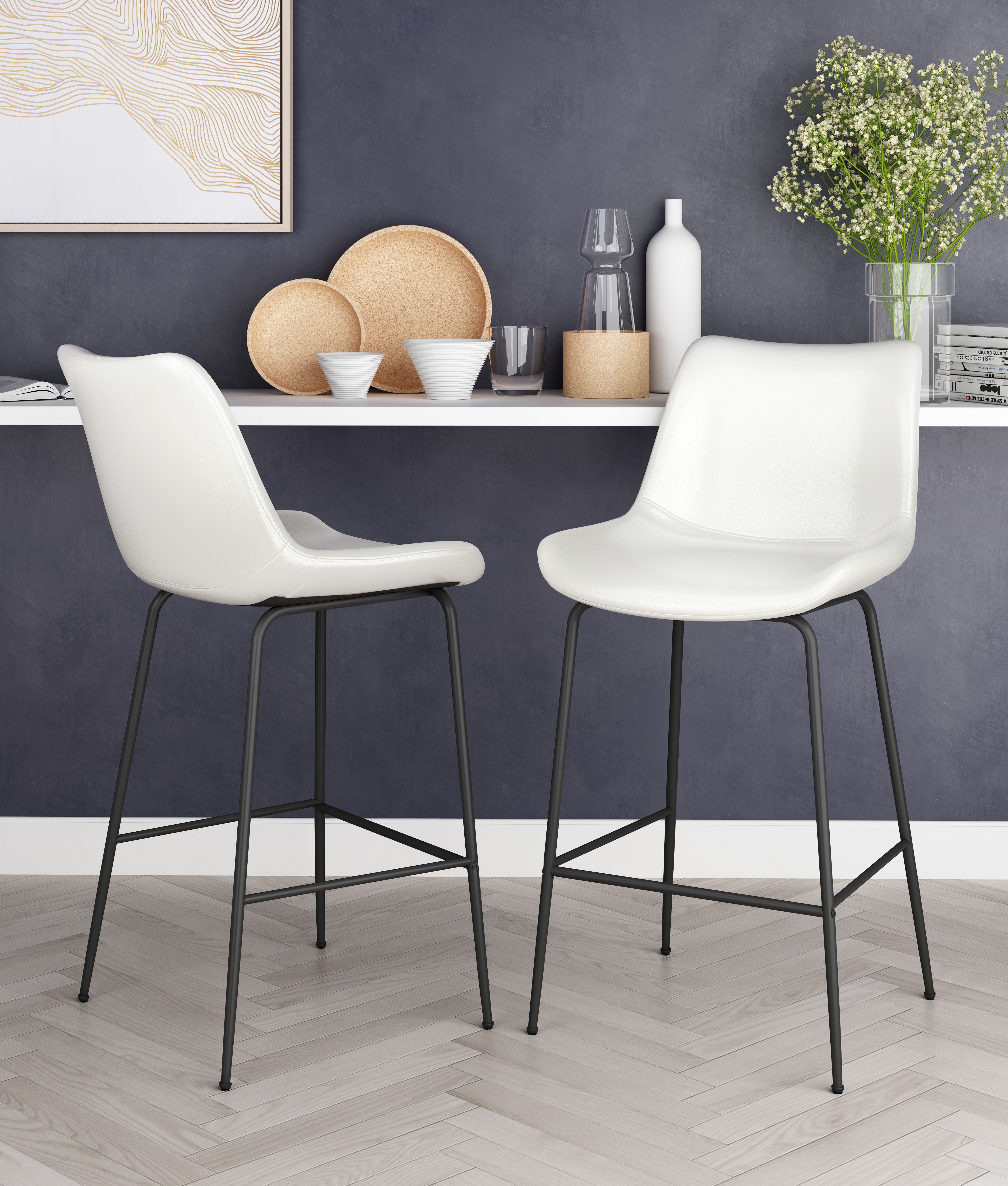 Byron Counter Stool White product image