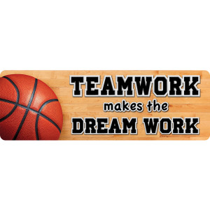 The Original Fun Mat&trade;, Mat Runner, 15.5" x 47", Basketball Teamwork