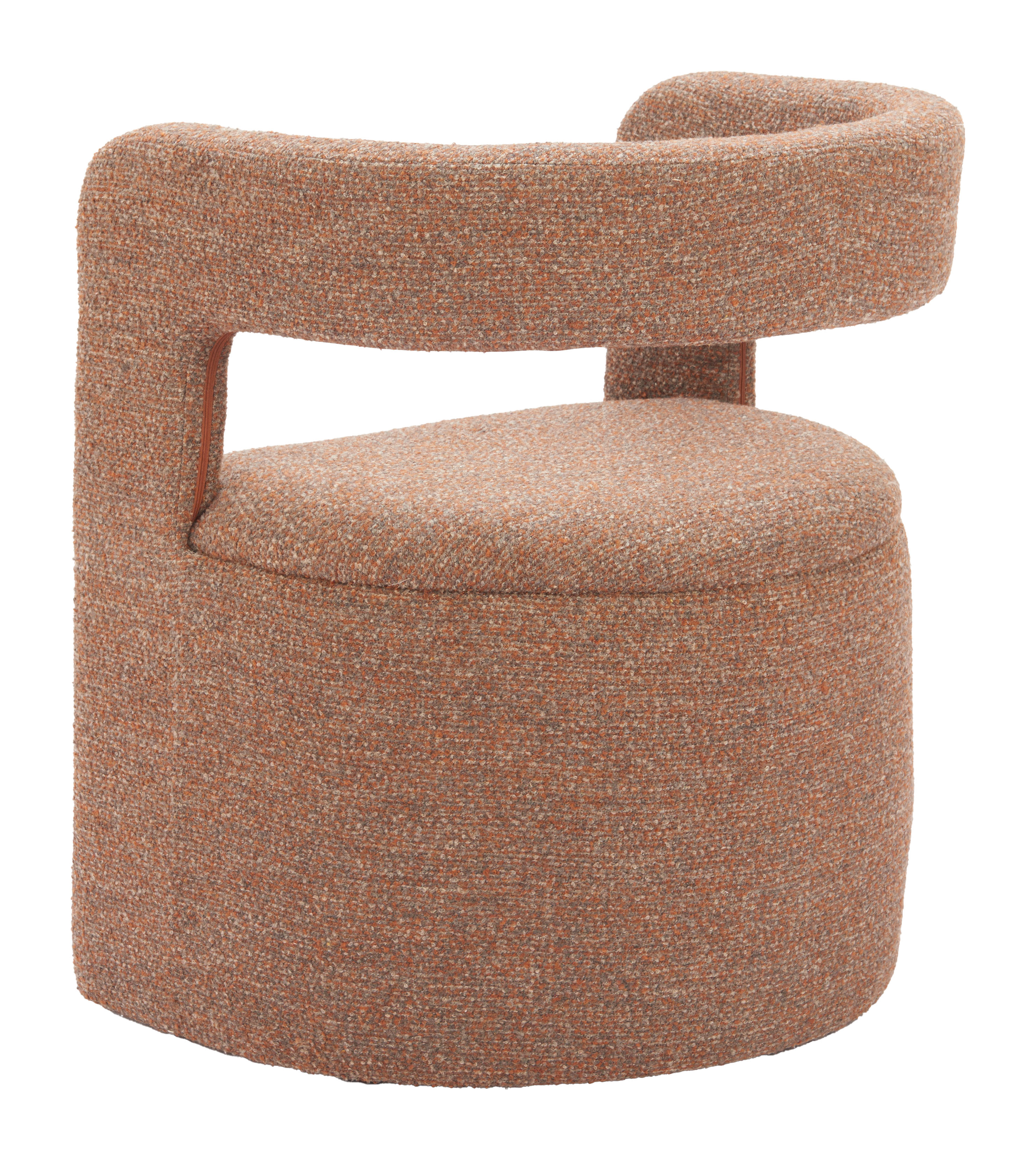 Atria Accent Chair & Ottoman Tawny Brown product image