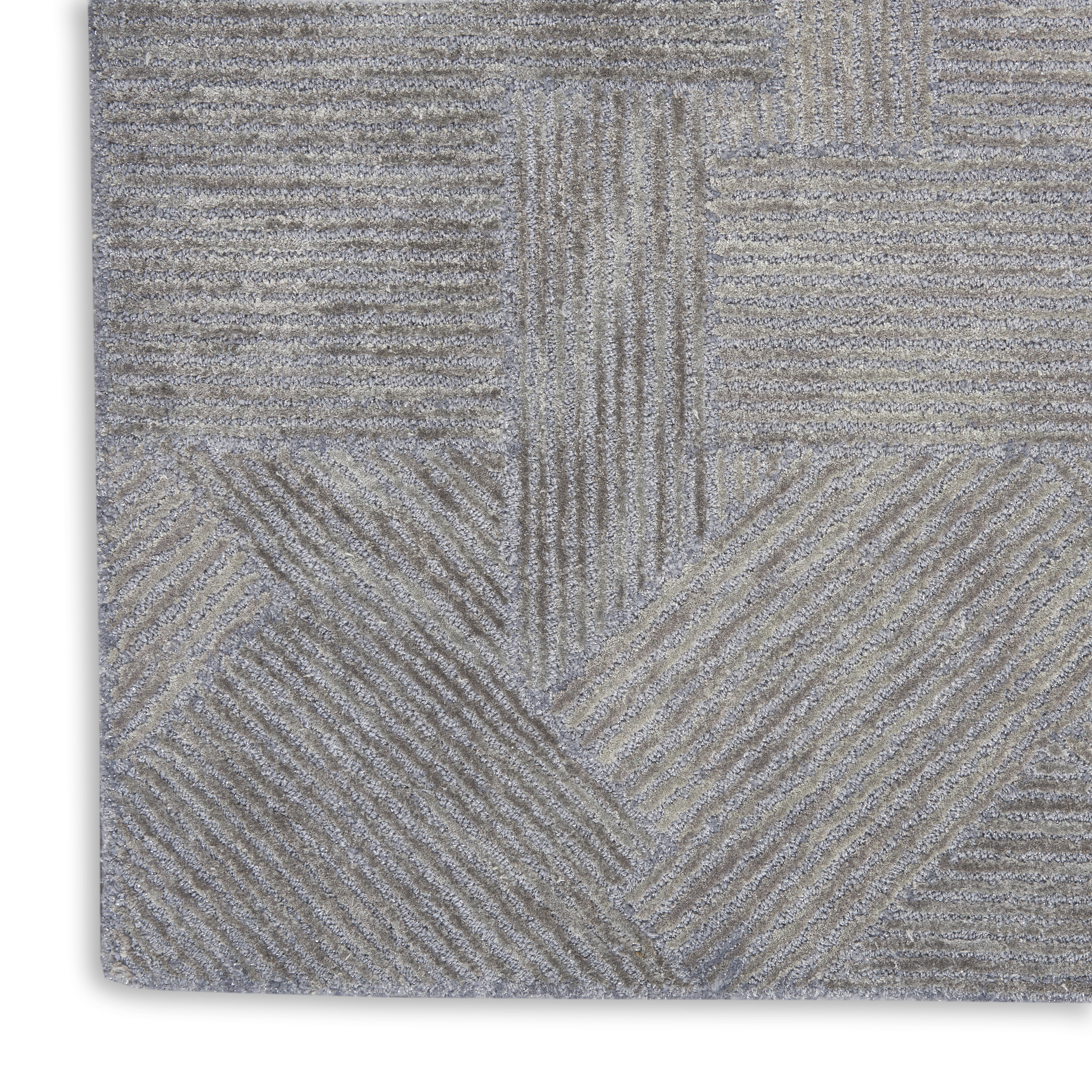 Michael Amini Ma30 Star 7'9" x 9'9" Slate Modern Indoor Rug