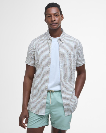Hemd Cresswell Seersucker Short-Sleeved Regular