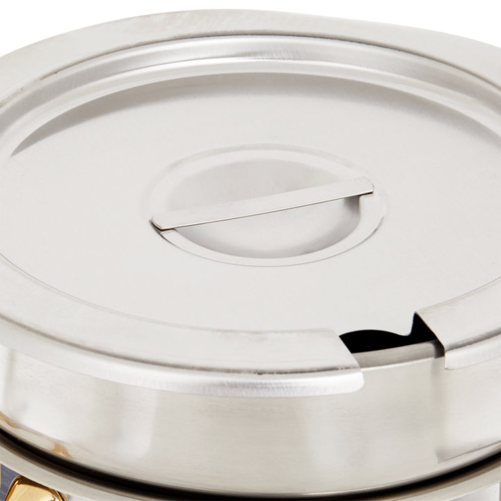 7.25-quart (6.9L) Soup Marmite with Classic Brass Trim