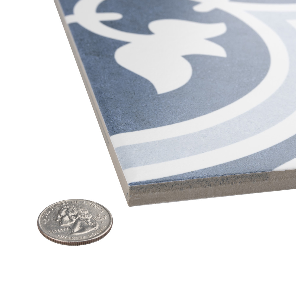 Arte Artic 9-3/4 in. x 9-3/4 in. Porcelain Floor and Wall Tile