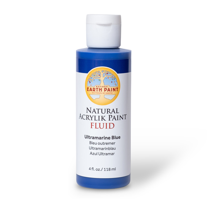 Natural Fluid Acrylik Paint, 4 oz, Ultramarine Blue