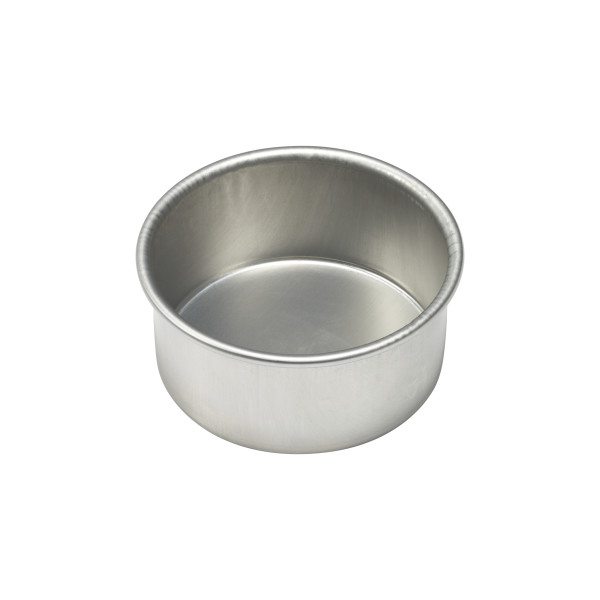 16 Gauge Round Aluminum 6"W x 3"H Pan