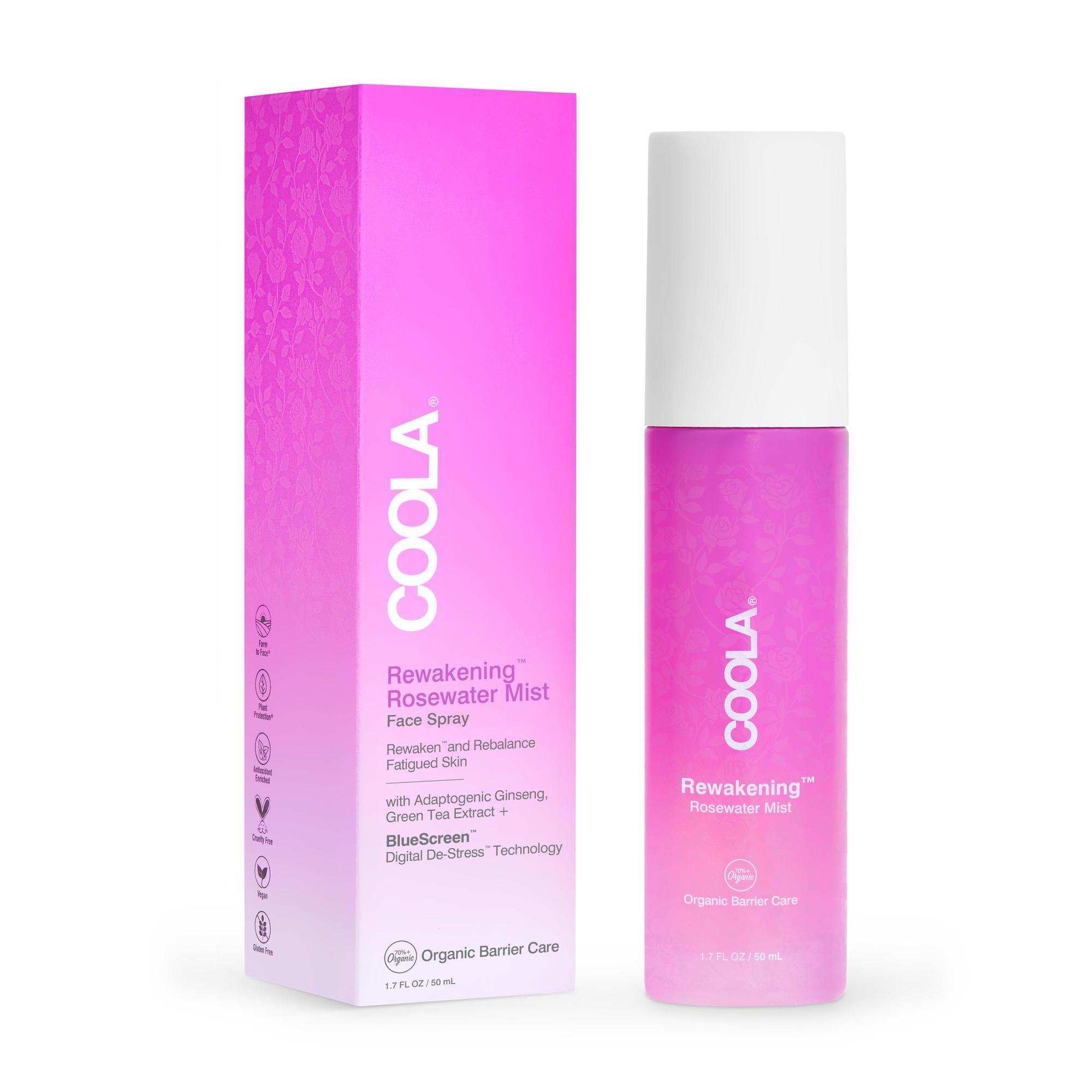 COOLA LLC MIST, FACE REWAKENING ROSE WATER 1.7OZ (24/CS)