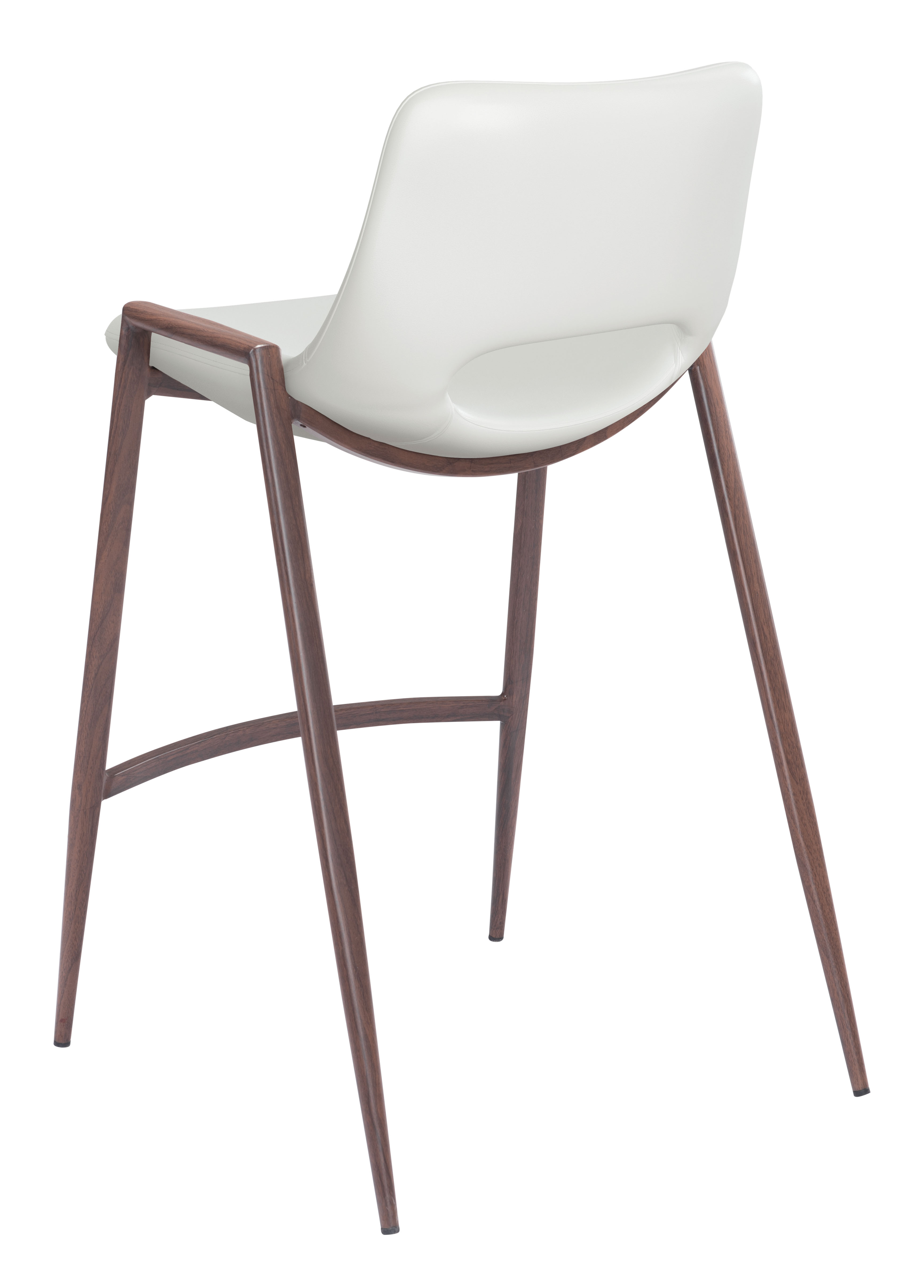 Desi Counter Stool (Set of 2) White & Walnut product image