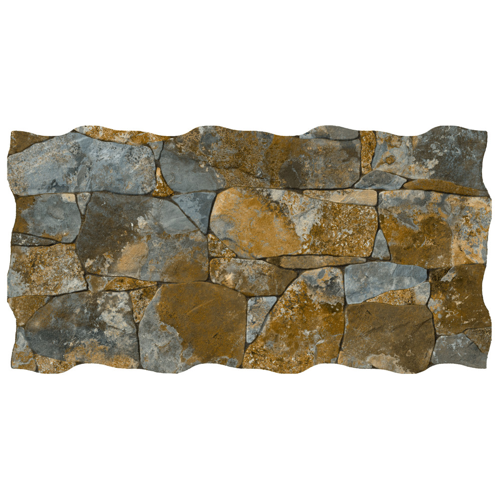Caldera Vulcano Oxido 12-5/8 in. x 25-1/8 in. Porcelain Floor and Wall Tile