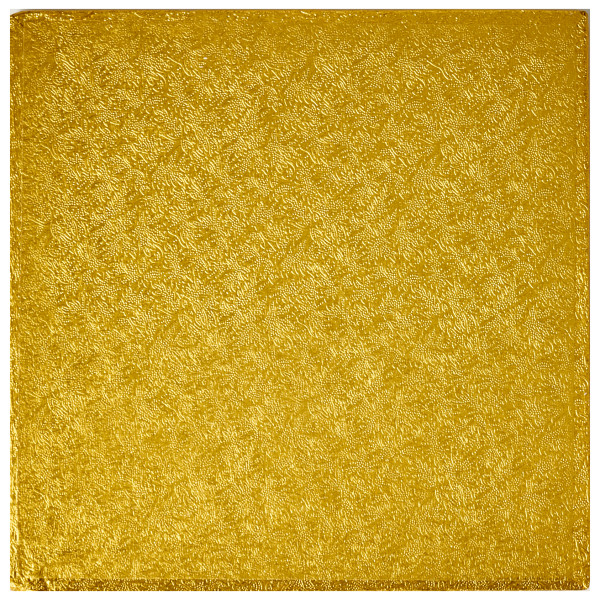 8" Square Gold Foil Cake Board