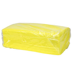Hillyard, Quick and Clean, Heavy Duty Treated Duster Cloths, 21"x24", Fiber, Yellow