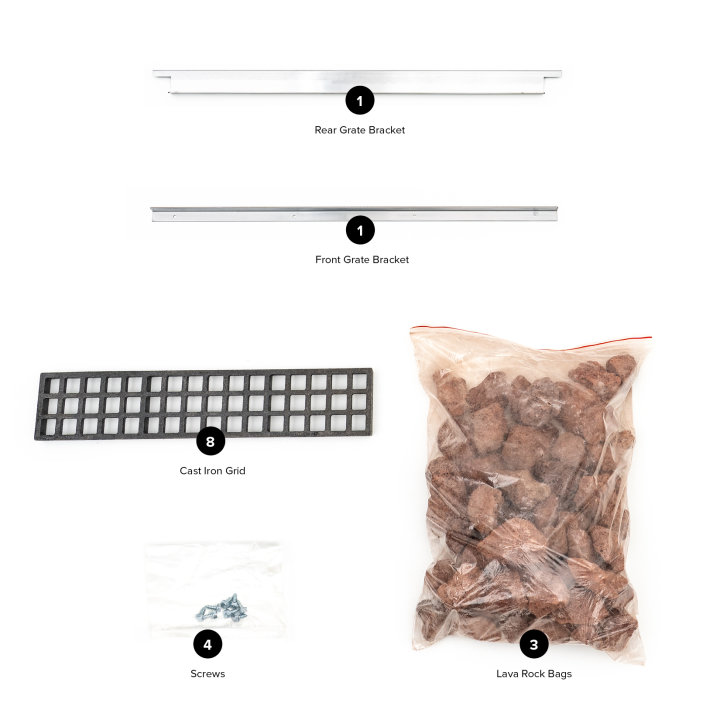 Lava Rock Kit for the 36-inch medium-duty gas charbroiler
