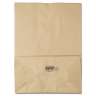 General, Grocery Paper Bags, 75 lb Capacity, 1/6 BBL, 12" x 7" x 17", Kraft