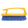 Rubbermaid Commercial, 6in, Iron Handle Scrub Brush, Polypropylene Bristles, Cobalt