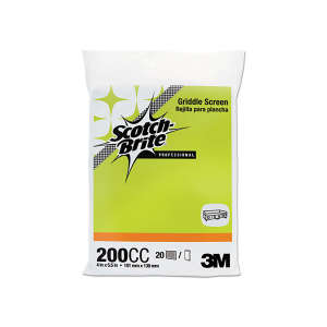 3M, Scotch-Brite, Griddle Screen, Rectangle, 5.5"x4", Gray