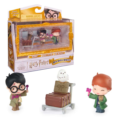 Wizarding World, Micro Magical Moments Harry, Ron, and Hedwig Figure Set