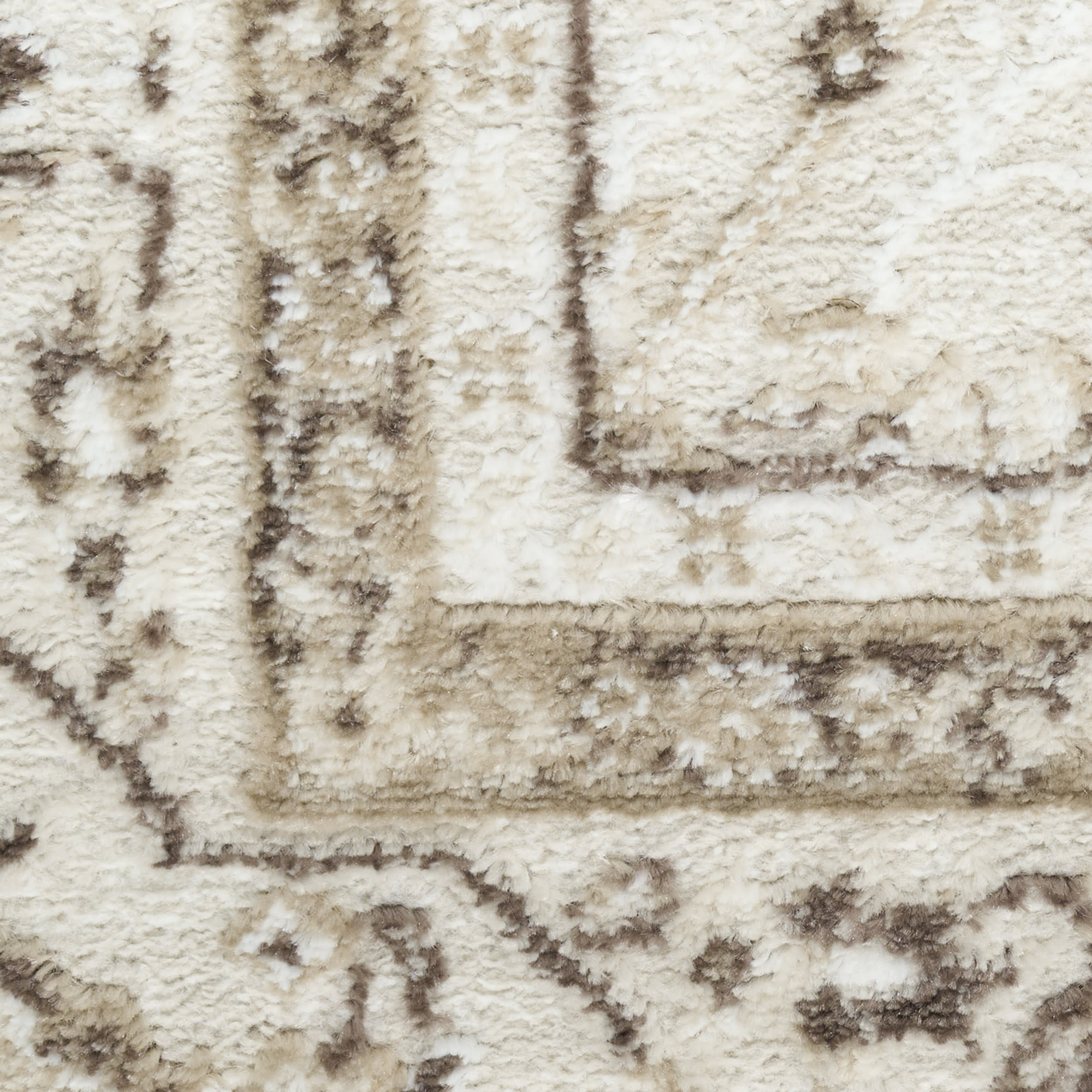 Nourison Dekor 5'3" x 7' Ivory Brown Vintage Indoor Rug