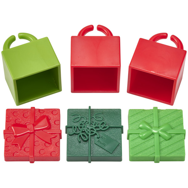 Fillable Festive Presents Cupcake Rings