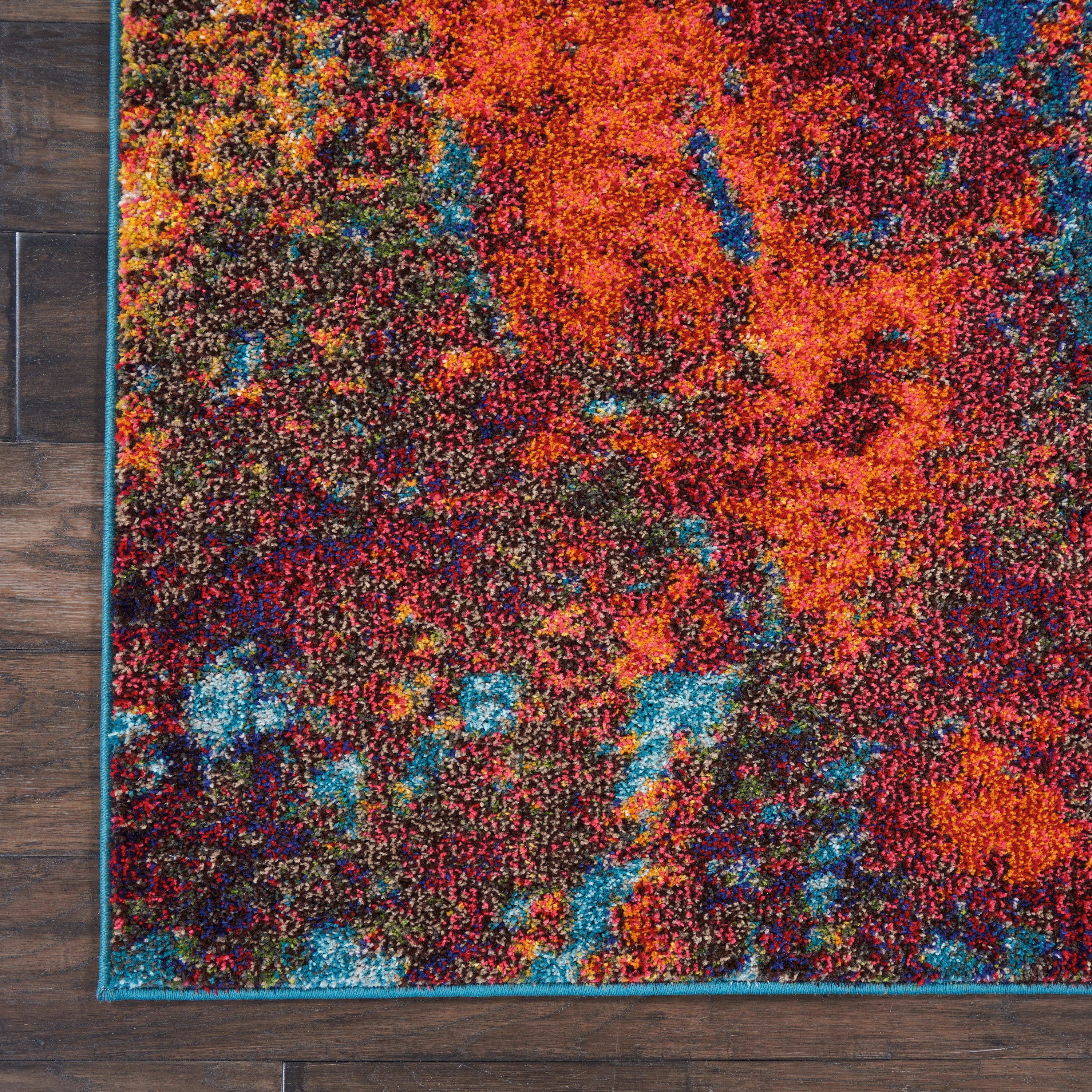 Nourison Celestial 6'7" x 9'7" Atlantic Modern Indoor Rug