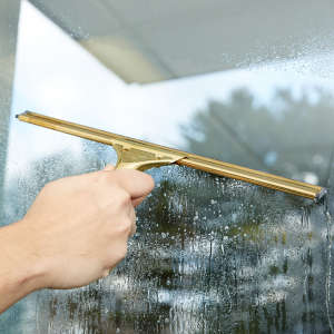 Unger, GoldenClip, 14", Brass Squeegee Channel