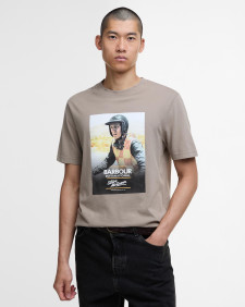 Nicholl Steve McQueen Graphic T-Shirt Timberwolf