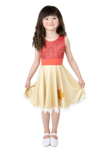 Little Adventures Island Twirl Dress, Size 10