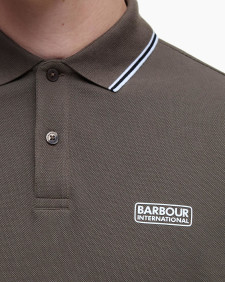 Evan Short-Sleeved Polo Shirt Major Brown