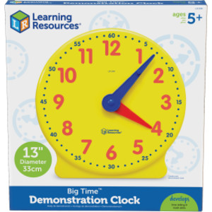 Big Time&trade; Learning Clock&reg;, 12-Hour Demonstration Clock