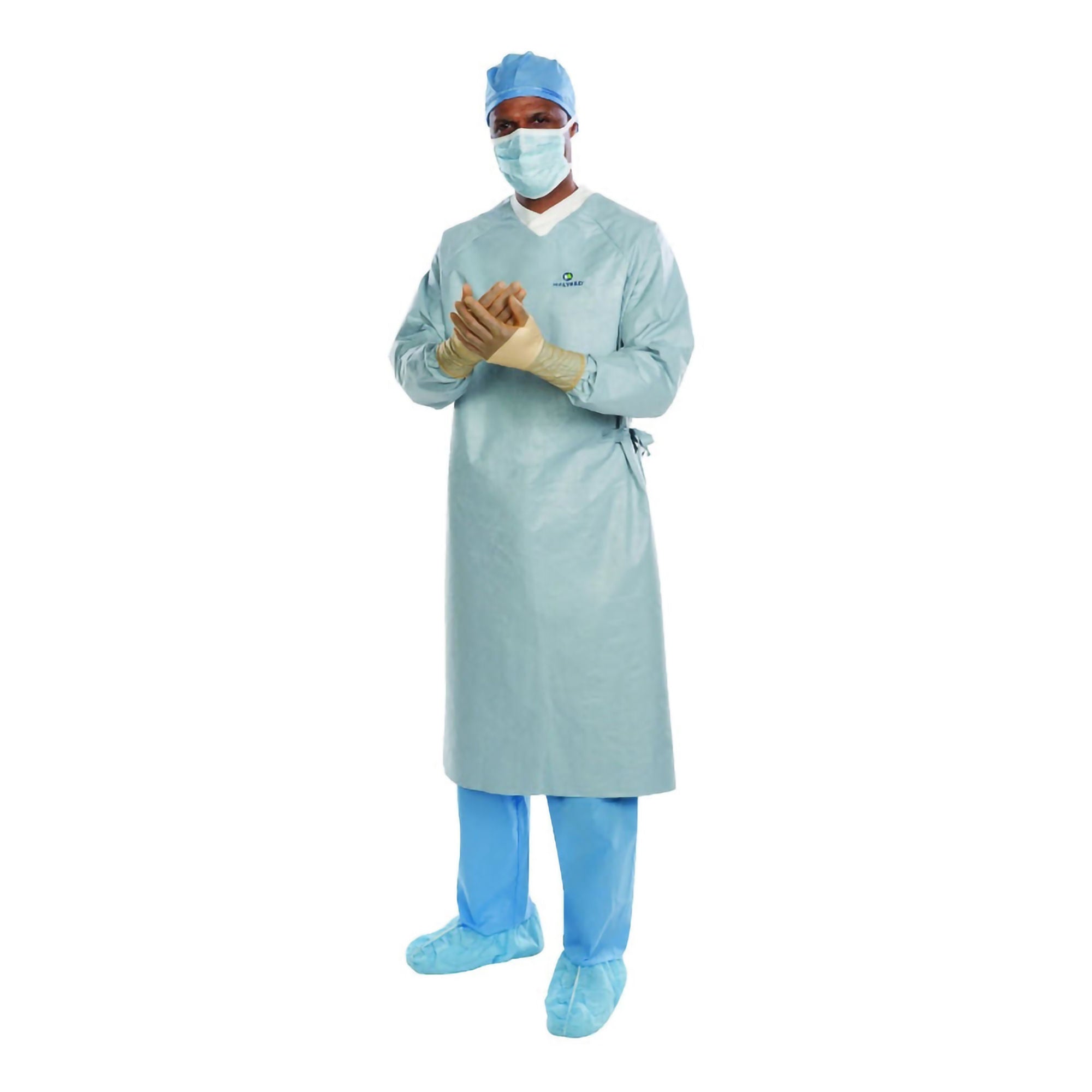 Aero Chrome Surgical Gown with Towel, Large / X-Long