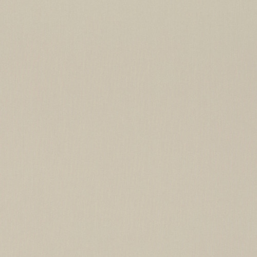 Square plain fabric sample in mid to light beige.