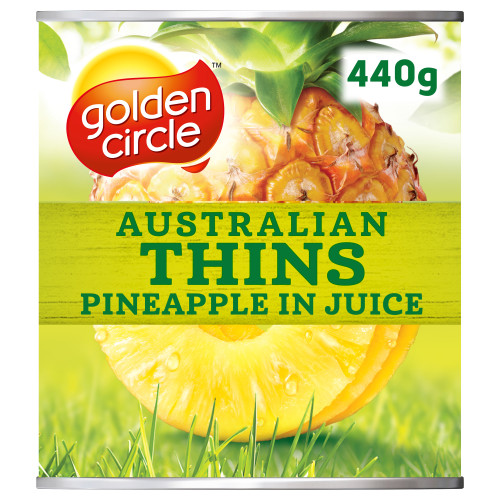  Golden Circle® Australian Pineapple Thins in Juice 440g 